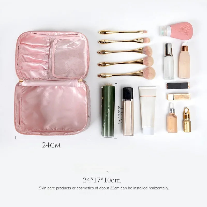 Samtiger Kosmetik-Organizer mit Sternenmuster