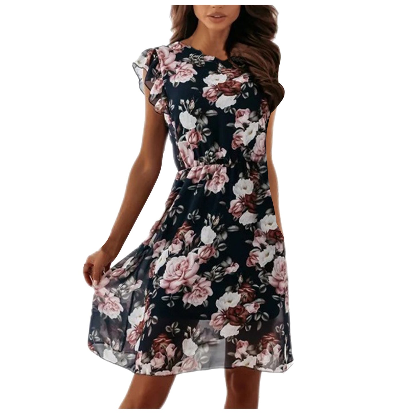 Sommerkleid mit floralem Muster
