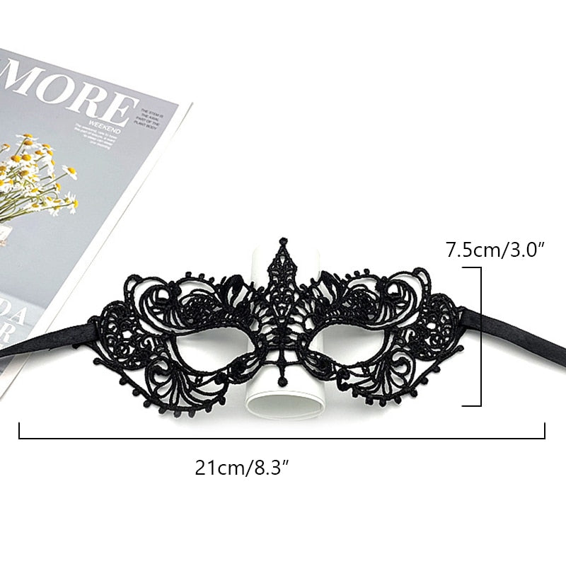 Masken im Spitzendesign