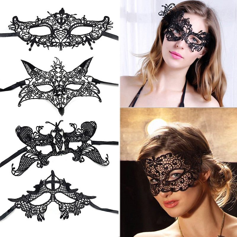 Masken im Spitzendesign