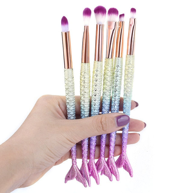 Make-up Pinsel "Mermaid" in verschiedene Sets - Bobsel