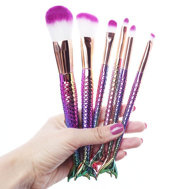 Make-up Pinsel "Mermaid" in verschiedene Sets - Bobsel
