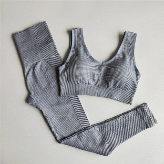 2 -teiliges Yoga Set nahtlos Leggings & BH - Bobsel