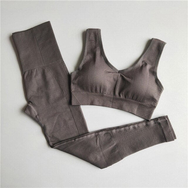 2 -teiliges Yoga Set nahtlos Leggings & BH - Bobsel
