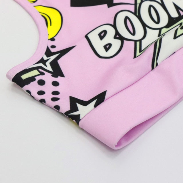 2-teiliges Set mit Comic Print - Bobsel