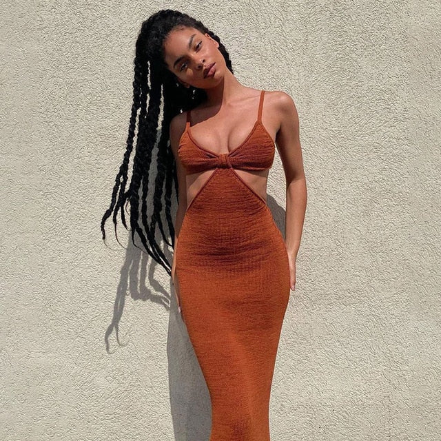 Sommer Strandkleid mit Cut-Out - Bobsel