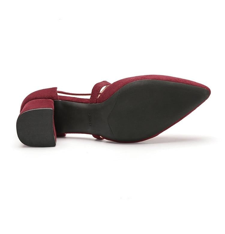 Wildleder Sandalen mit Blockabsatz - Bobsel