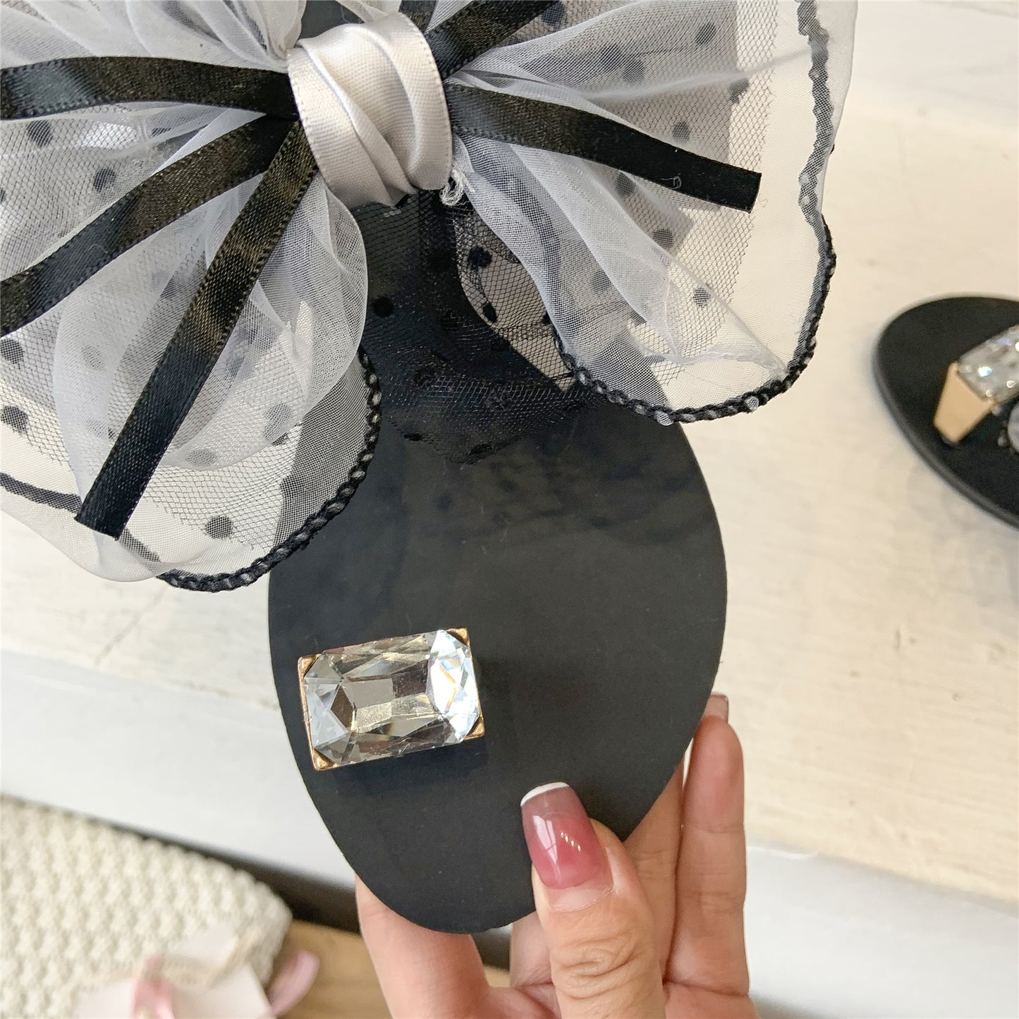 Sandalen mit Schleife - Bobsel