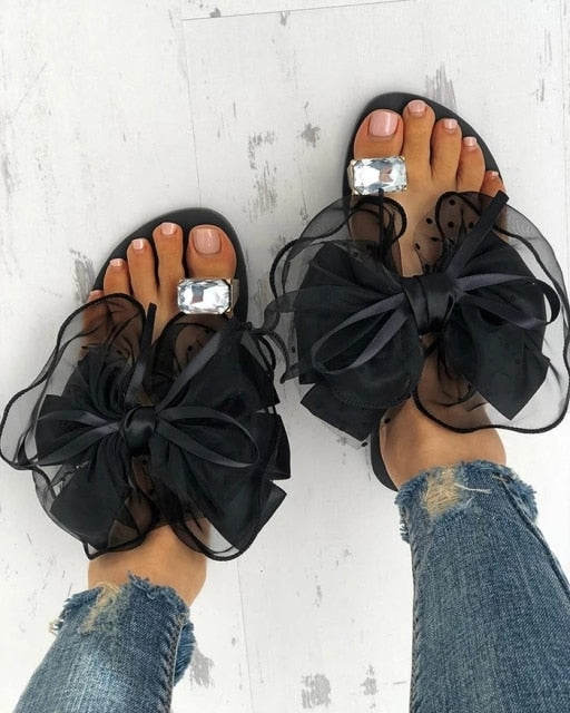 Sandalen mit Schleife - Bobsel