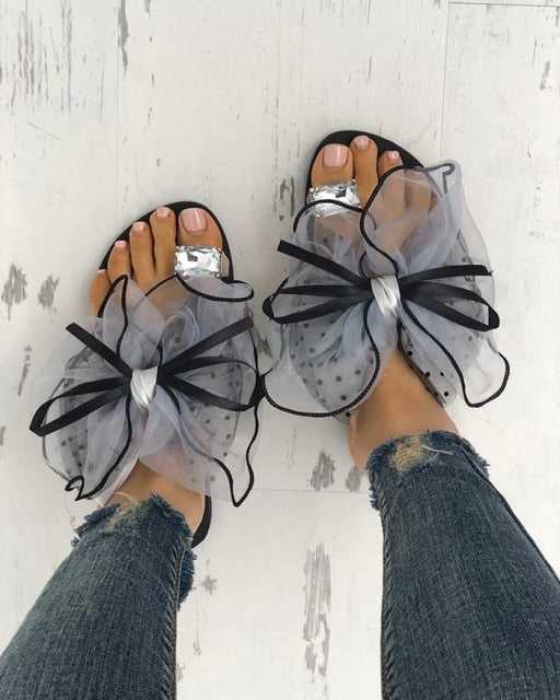 Sandalen mit Schleife - Bobsel