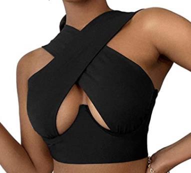 Crop Top mit Cut-out - Bobsel