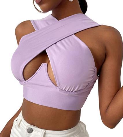 Crop Top mit Cut-out - Bobsel