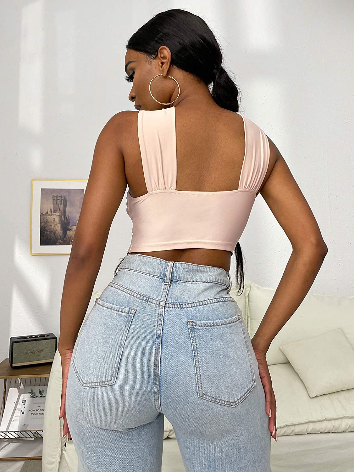 Crop Top mit Cut-out - Bobsel
