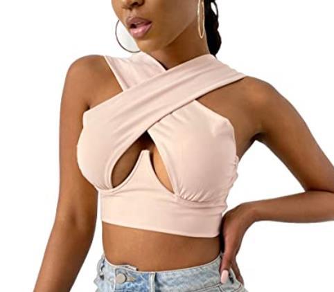 Crop Top mit Cut-out - Bobsel