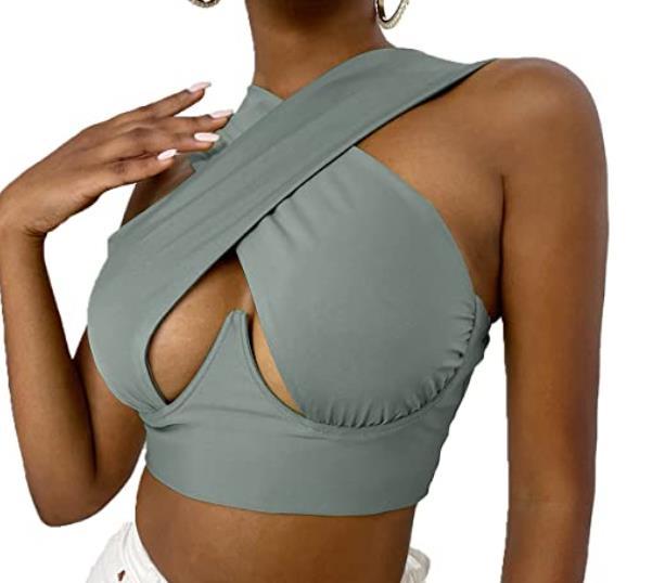 Crop Top mit Cut-out - Bobsel