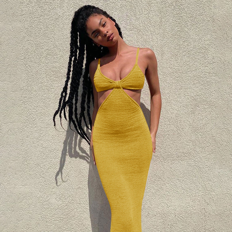 Sommer Strandkleid mit Cut-Out - Bobsel