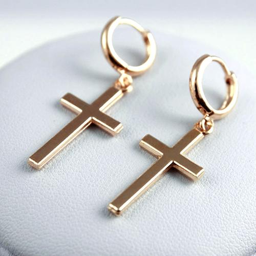Women Cross Pendant  Earrings Jewelry - Bobsel